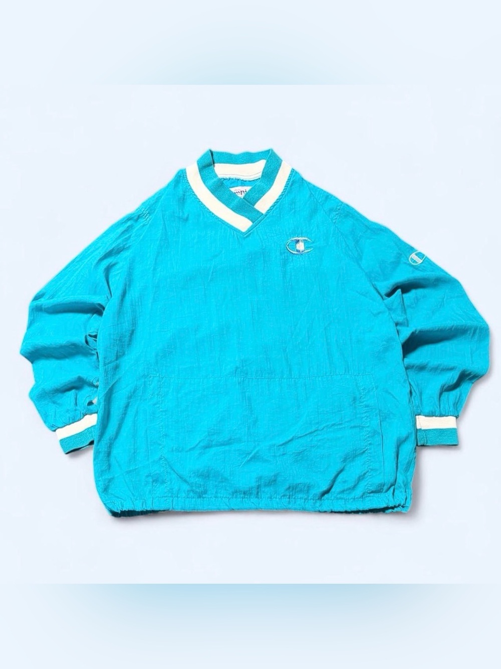 Vintage Champion Vintage Champion V-Neck Pullover Windbreaker Vintage V-Neck Pul